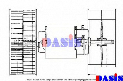 AKS DASIS 741590n -  Вентилятор салона